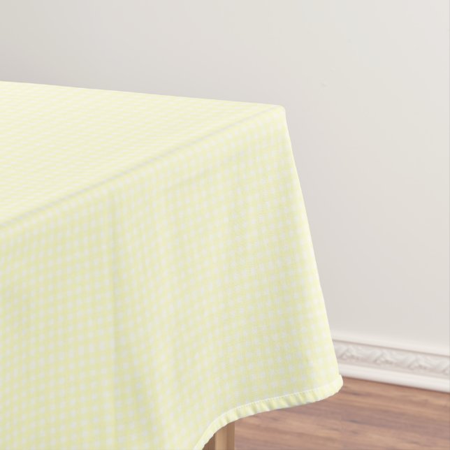 Nappe F & L Jaune clair En vichy (In Situ)