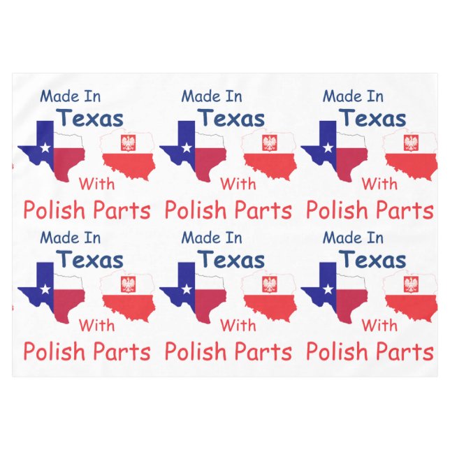 Nappe Fabriqué Au Texas Avec Pièces Polonaises (Devant (Horizontal))