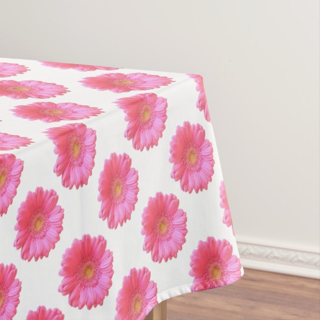 Nappe Faisée de gerbera rose (In Situ)