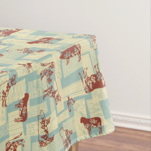 Nappe Farmhouse Animaux Motif moderne - Classic Country