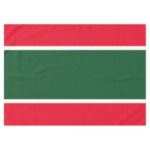 Nappe Festif Holiday Red Forest Green White Stripes