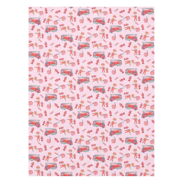 Nappe Fête d'anniversaire des pompiers (Devant)