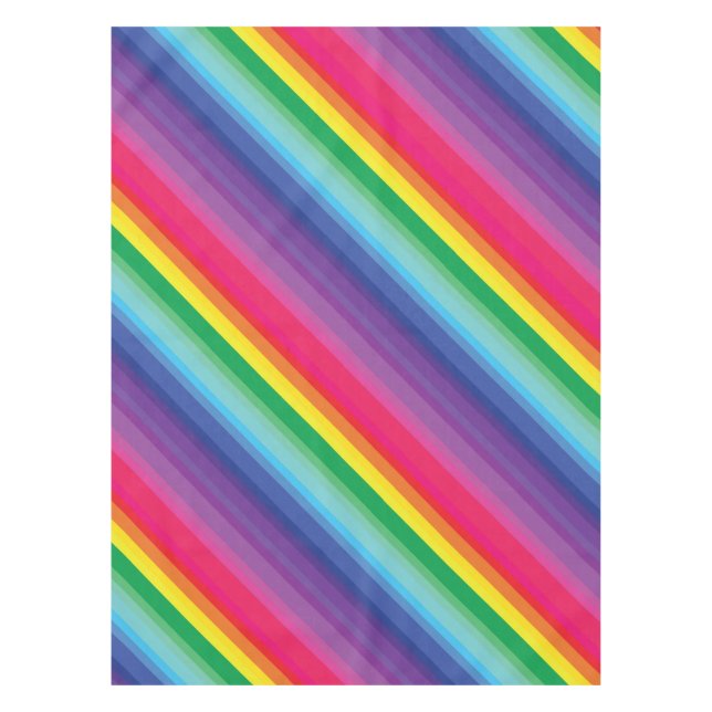 Nappe Fête d'anniversaire Rainbow (Devant)