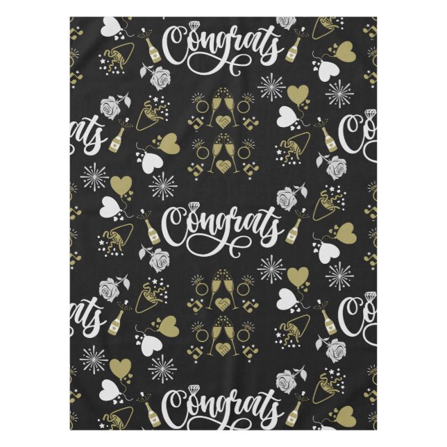 Nappe Fête de célébration du champagne à éclater (Devant)