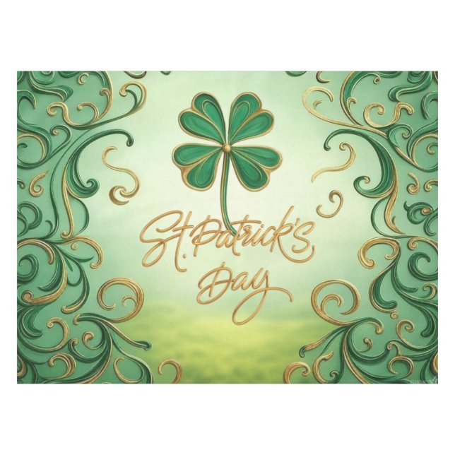 Nappe Fête de la Saint Patrick (Devant (Horizontal))