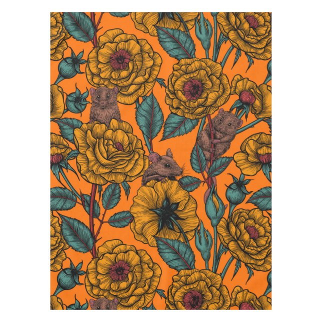 Nappe Fête des souris rétro (Devant)