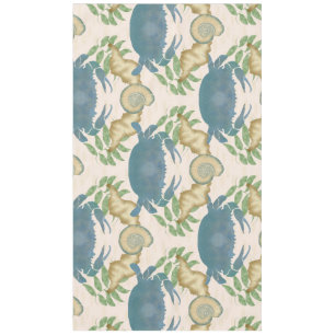 Nappe Fête du crabe Élégant Crabes bleus, Coquillages