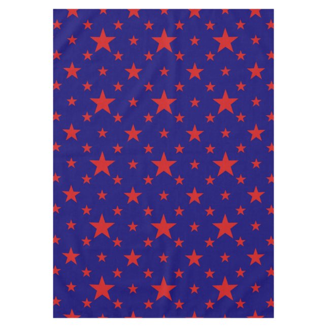 Nappe Fête Red on Blue (Devant)