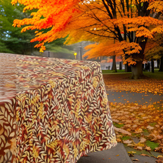Nappe Feuillage d'automne Brown Orange Jaune Automne Sim
