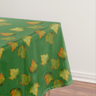 Nappe Feuille d'automne à l'aquarelle Friendsgiving Than