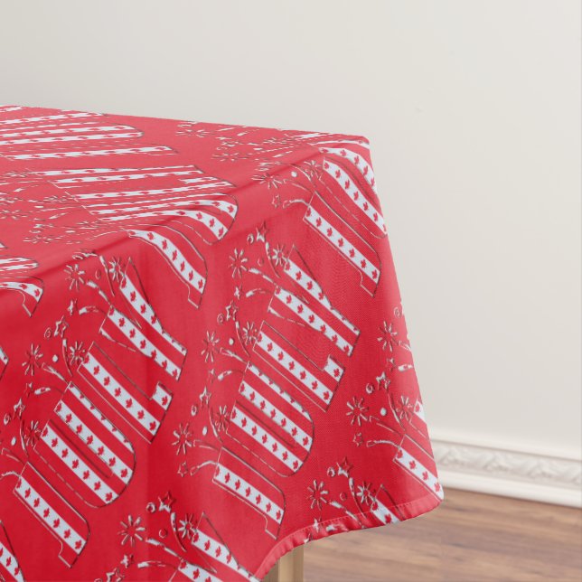 Nappe Feuille d'érable canadienne juillet Bonne fête du  (In Situ)