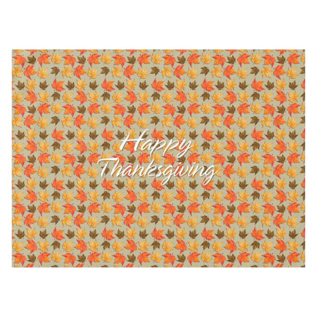 Nappe Feuilles d'automne 1 (Devant (Horizontal))