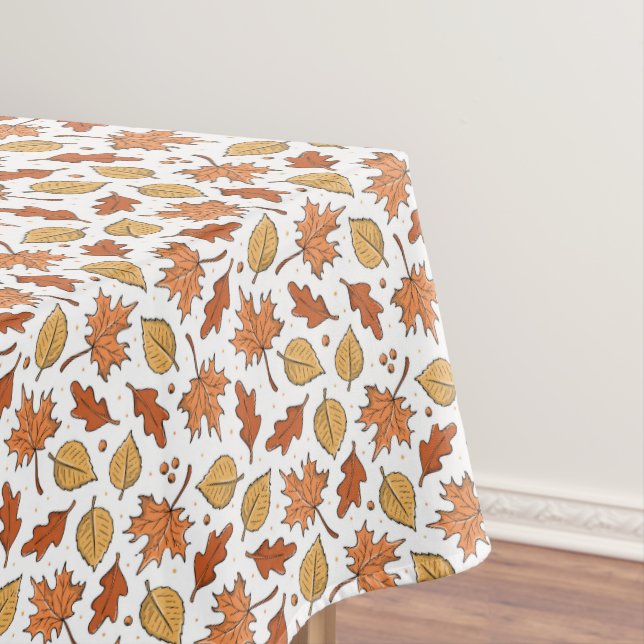 Nappe Feuilles d'automne et Motif d'Acorns (In Situ)