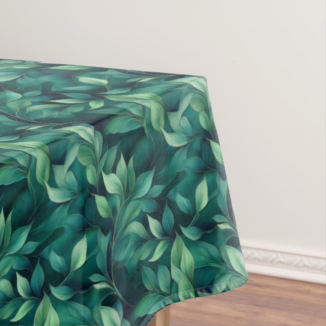 Nappe Feuilles de eucalyptus vertes (In Situ)