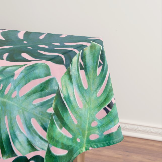 Nappe Feuilles de Monstera Tropical (In Situ)