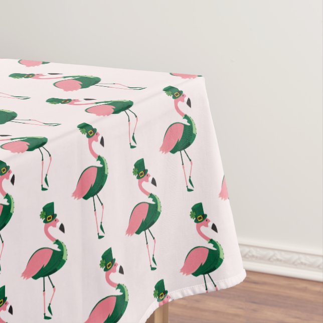 Nappe Flamant rose Animal rose Saint Patrick (In Situ)