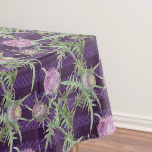 Nappe Fleur de chardon violet