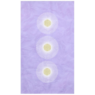 Nappe Fleur de la vie / Blume des Lebens - rayons blancs