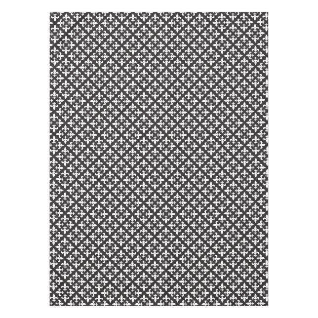 Nappe Fleur De Lis - Paris Inspiré par Paris Design noir (Devant)