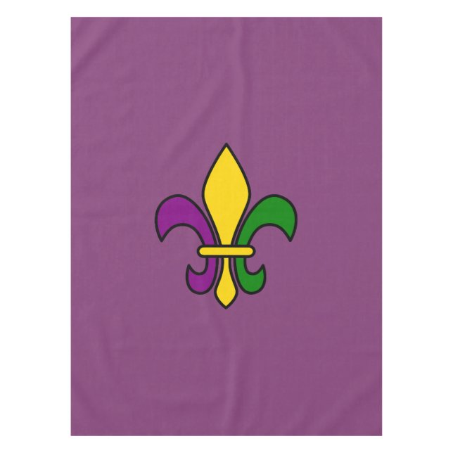 Nappe Fleur-de-lys Mardi Gras (Devant)