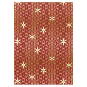 Nappe Fleur De Vie - motif sans soudure - doré