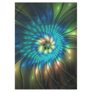 Nappe Fleur d'Imaginaire lumineux, Fractale Abstraite co