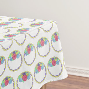 Nappe Fleur Mariage Anniversaire Fête des mariées gâteau