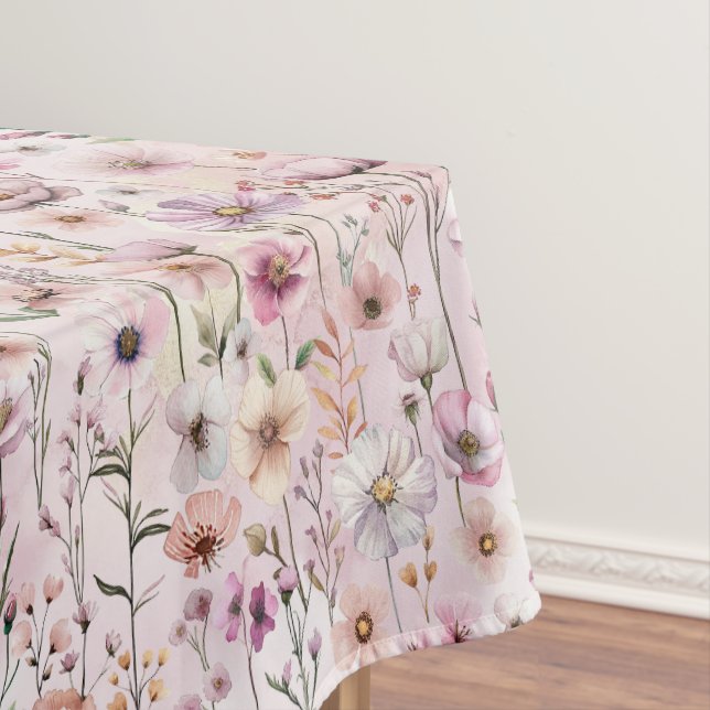 Nappe Fleur sauvage Pastel en Fleur - Rose Dusty W (In Situ)