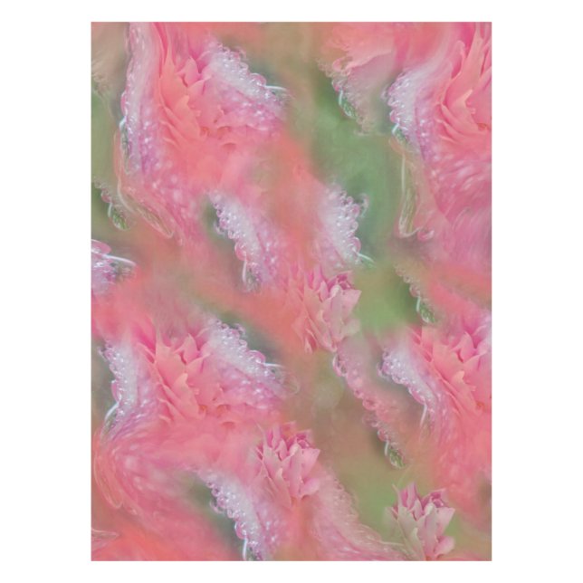 Nappe Fleurs de corail, d'herbe et de rose pivoine (Devant)