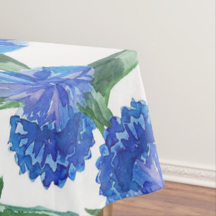 Nappe fleurs de couleur d'eau