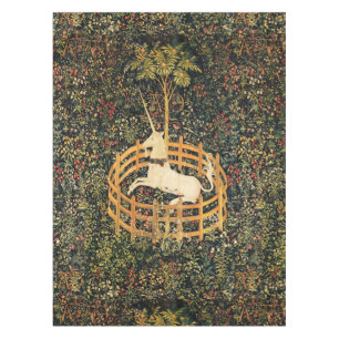 NAPPE FLEURS DE IMAGINAIRES UNICORNES ET GOTHIQUES, MOTI