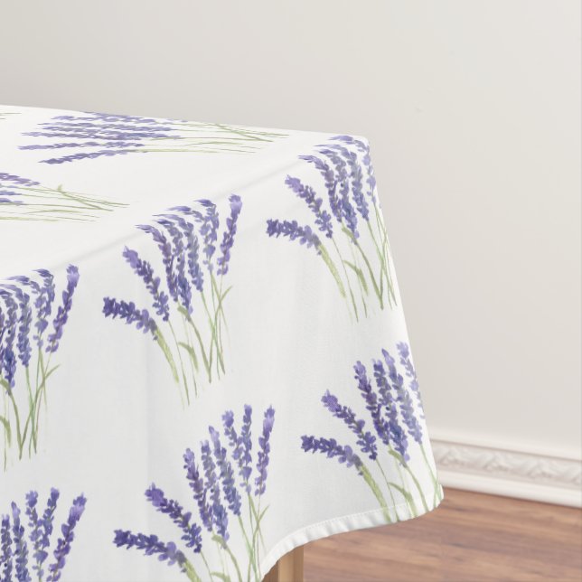 Nappe Fleurs de lavande herbe rustique chic violet fleur (In Situ)