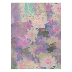 Nappe Fleurs élégantes vintages Tissu de table