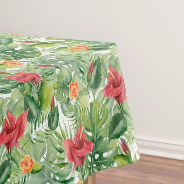 Nappe Fleurs et feuilles tropicaux (In Situ)