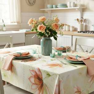 Nappe Fleurs et libellule