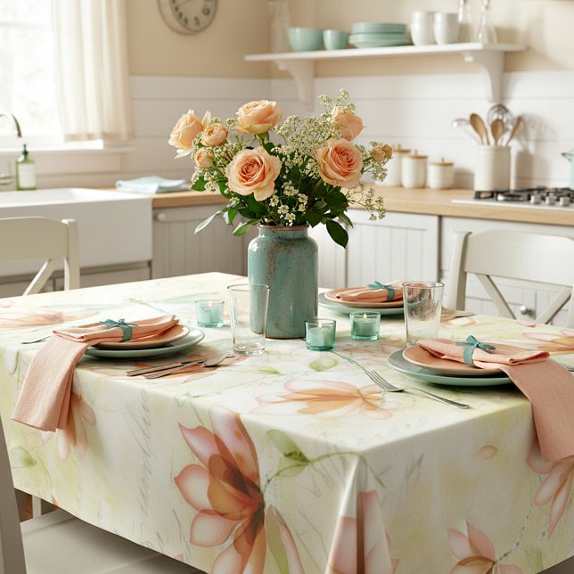 Nappe Fleurs et libellule (Créateur téléchargé)