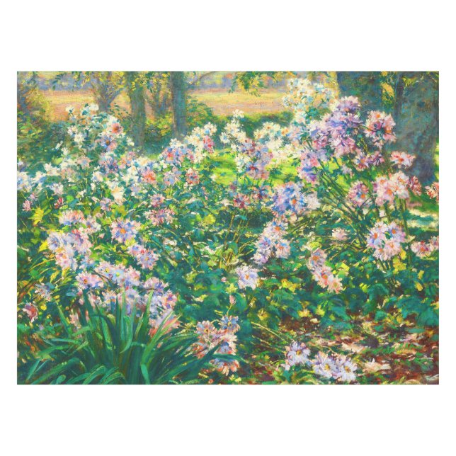 Nappe Fleurs jolies vintages Illustration Fleurs blanche (Devant (Horizontal))