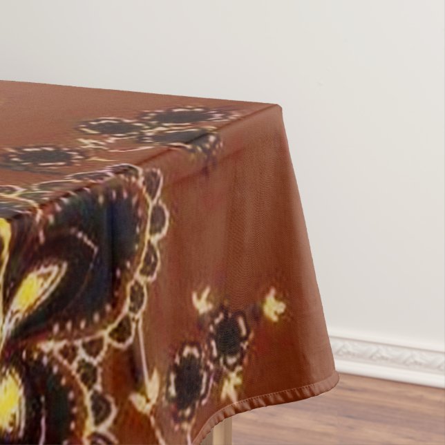 Nappe Fleurs marron (In Situ)