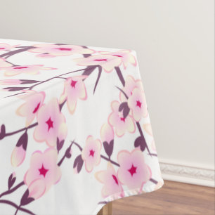 Nappe Fleurs rose et blanc de cerisier en fleurs