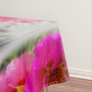 Nappe Fleurs roses au soleil