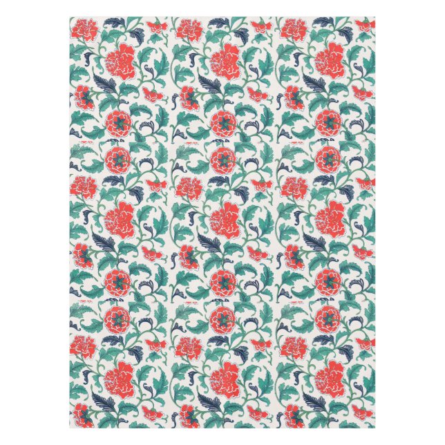 Nappe Fleurs rouges (Devant)