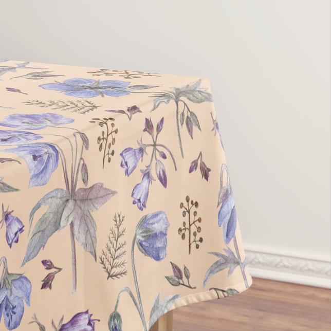 Nappe Fleurs violettes violettes modernes Baby shower de (In Situ)