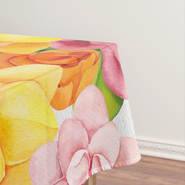 Nappe Floral assez lumineux d'aquarelle (In Situ)