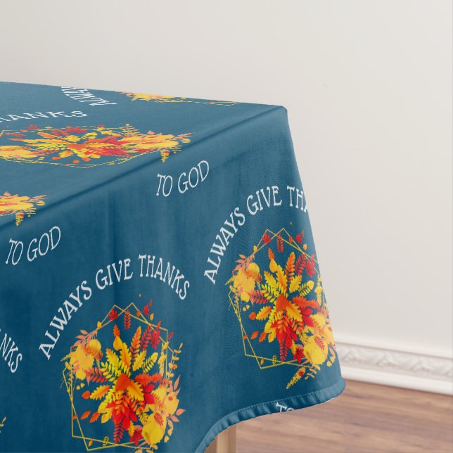 Nappe Floral DONNE TOUJOURS GRÂCE À DIEU Thanksgiving (In Situ)