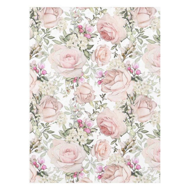 Nappe Floral rose pâle (Devant)
