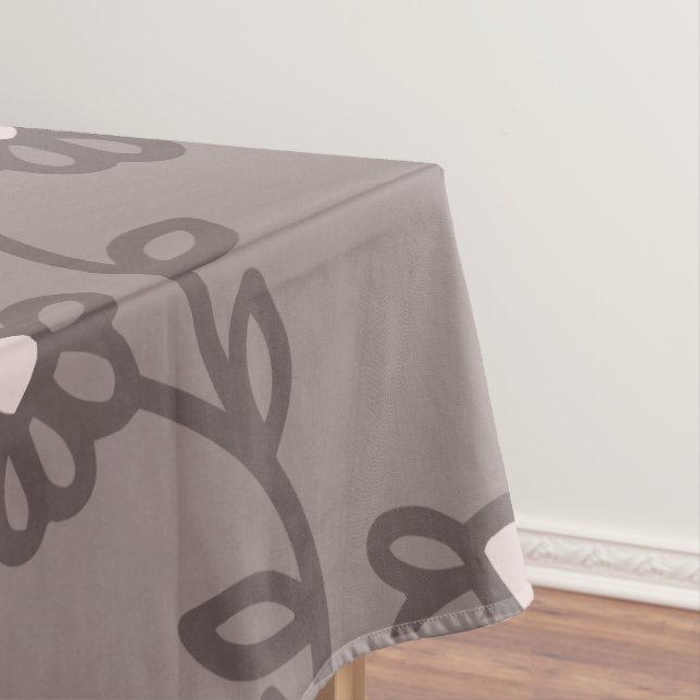 Nappe florale à fleurs dessinées à la main moderne (In Situ)