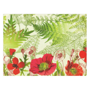 Nappe Flore de pépites florales de soleil Vintage
