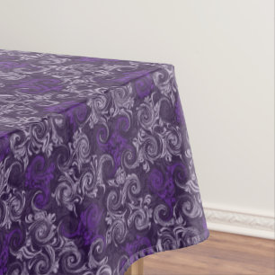 Nappe Flore vintage violette
