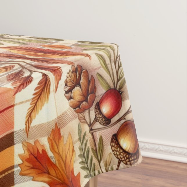 Nappe Foliage d'automne sur Plaid Seasonal (In Situ)