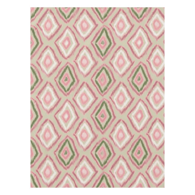 Nappe folk, ikat motif (Devant)